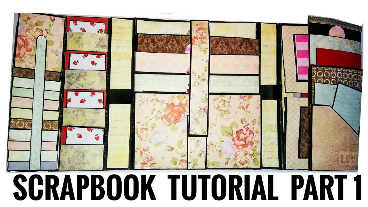 Photo Album Tutorial Part 1 | Photo Folio | Scrapbook Ideas | By Crafts Space
