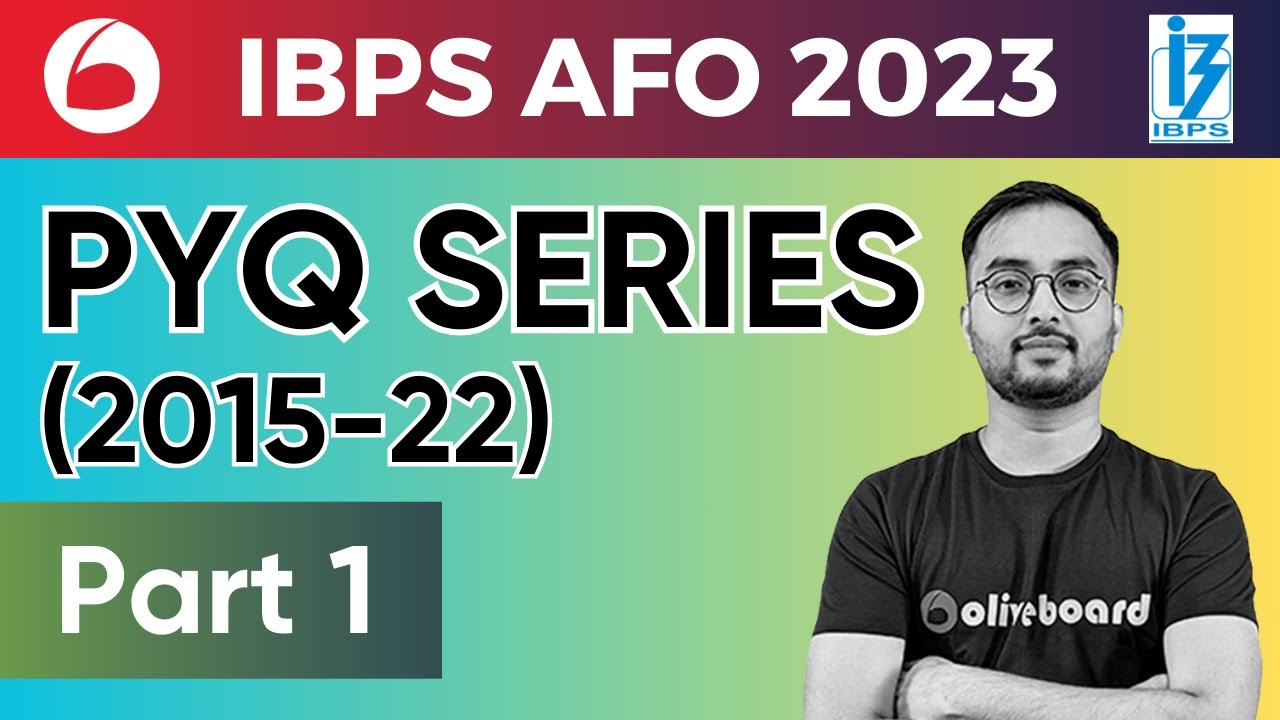 IBPS AFO 2023 Practice Series | Previous Year Questions | By Suraj Sir
