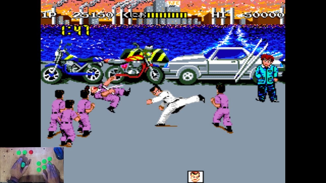 Nekketsu Kouha Kunio Kun - con instrucciones - siempre sin eliminar mis errores!