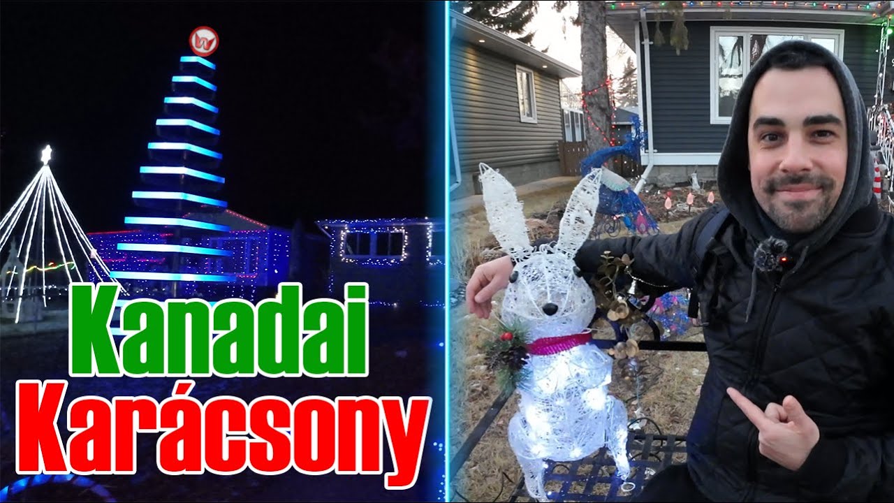Edmonton legkarácsonyibb utcáiban jártunk.