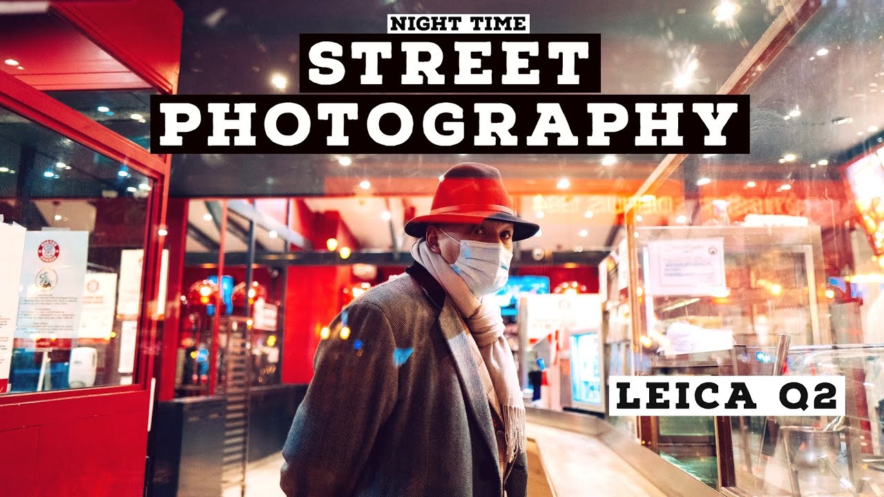 Leica Q2 - Night time street photography in Brussels