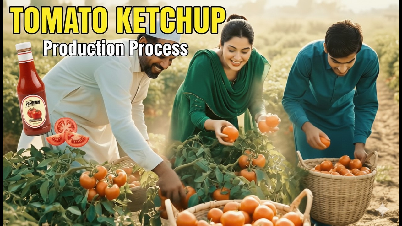 Inside Pakistan’s Modern Tomato Ketchup Factory | From Fresh Tomatoes to Bottles 🍅🚀#viral