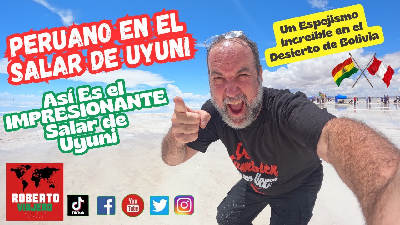 Peruanos en Bolivia: Así Es el IMPRESIONANTE Salar de Uyuni en Bolivia.