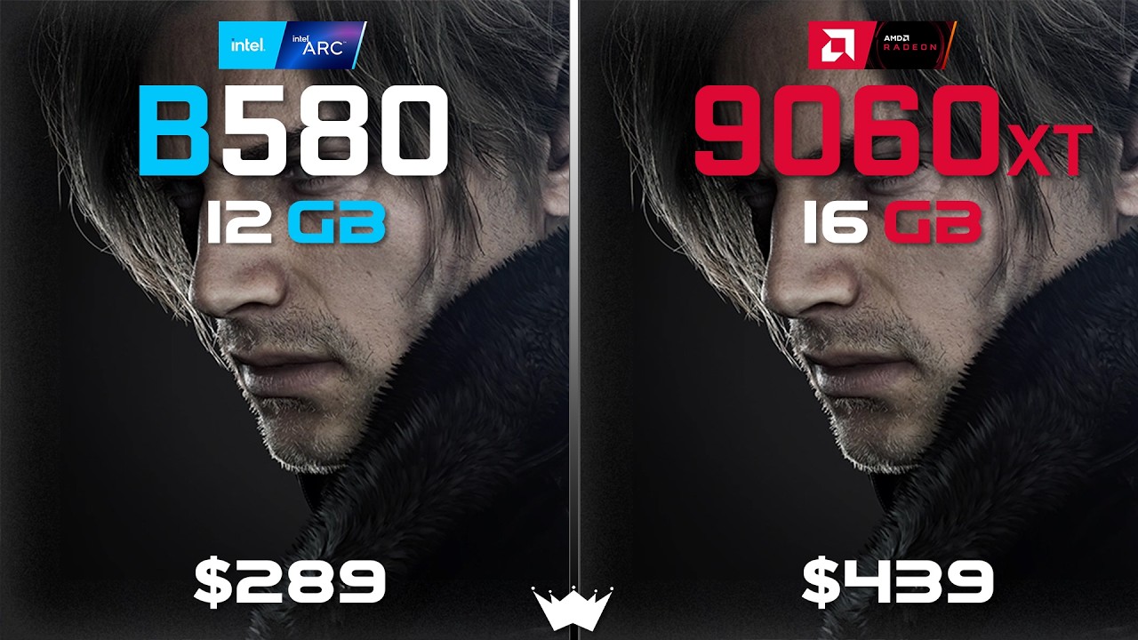 ARC B580 12GB vs RX 9060XT 16 GB | Tested in 10 Games | 1440P