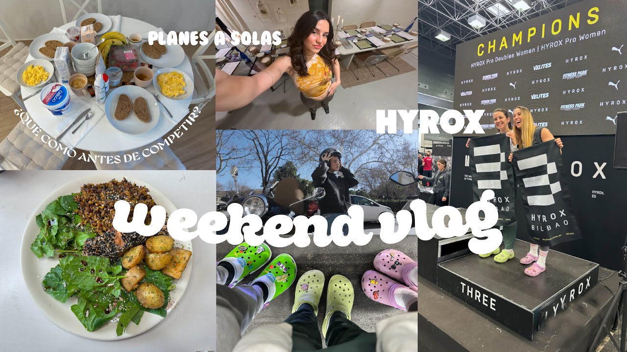 Unos días conmigo: de Madrid a HYROX Bilbao y...quedamos TERCERAS en PRO!!!