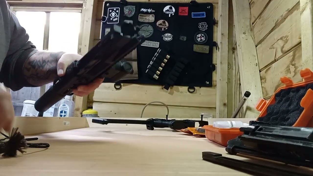 Using the acme airsoft bore snake 