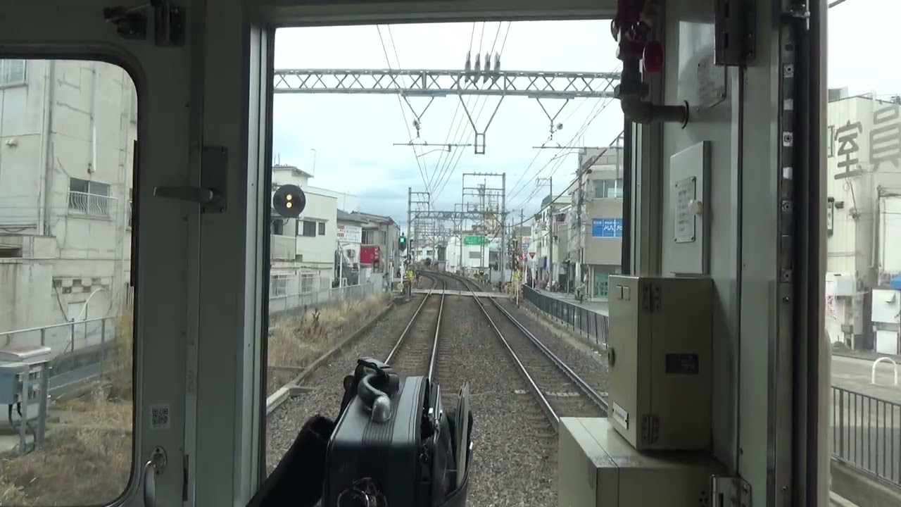 近鉄南大阪線　近鉄6620系普通藤井寺行き前面展望矢田～河内松原