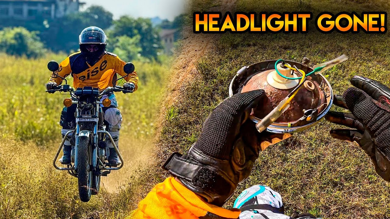 RX100 Offroad Adventure Gone WRONG 😬 Headlight In The Air!