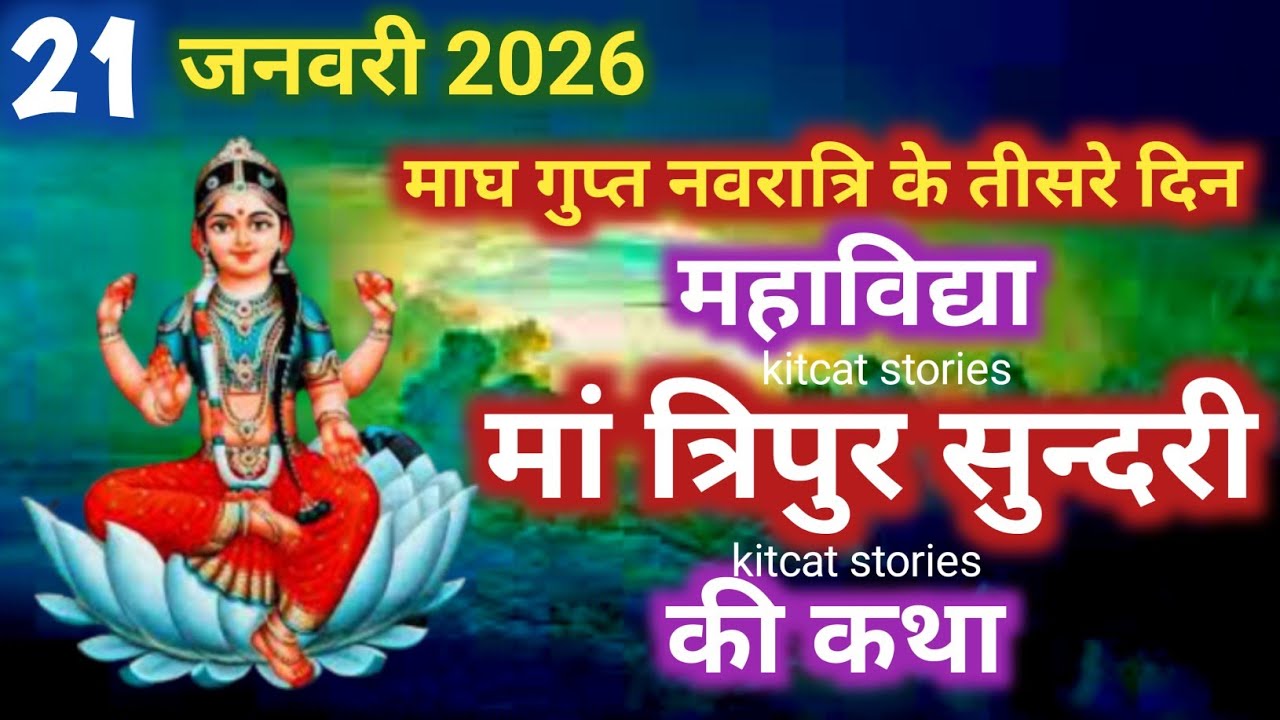 माघ गुप्त नवरात्रि के तीसरे दिन महाविद्या मां त्रिपुर सुन्दरी की कथा | Gupt Navratri ki Katha Day 3