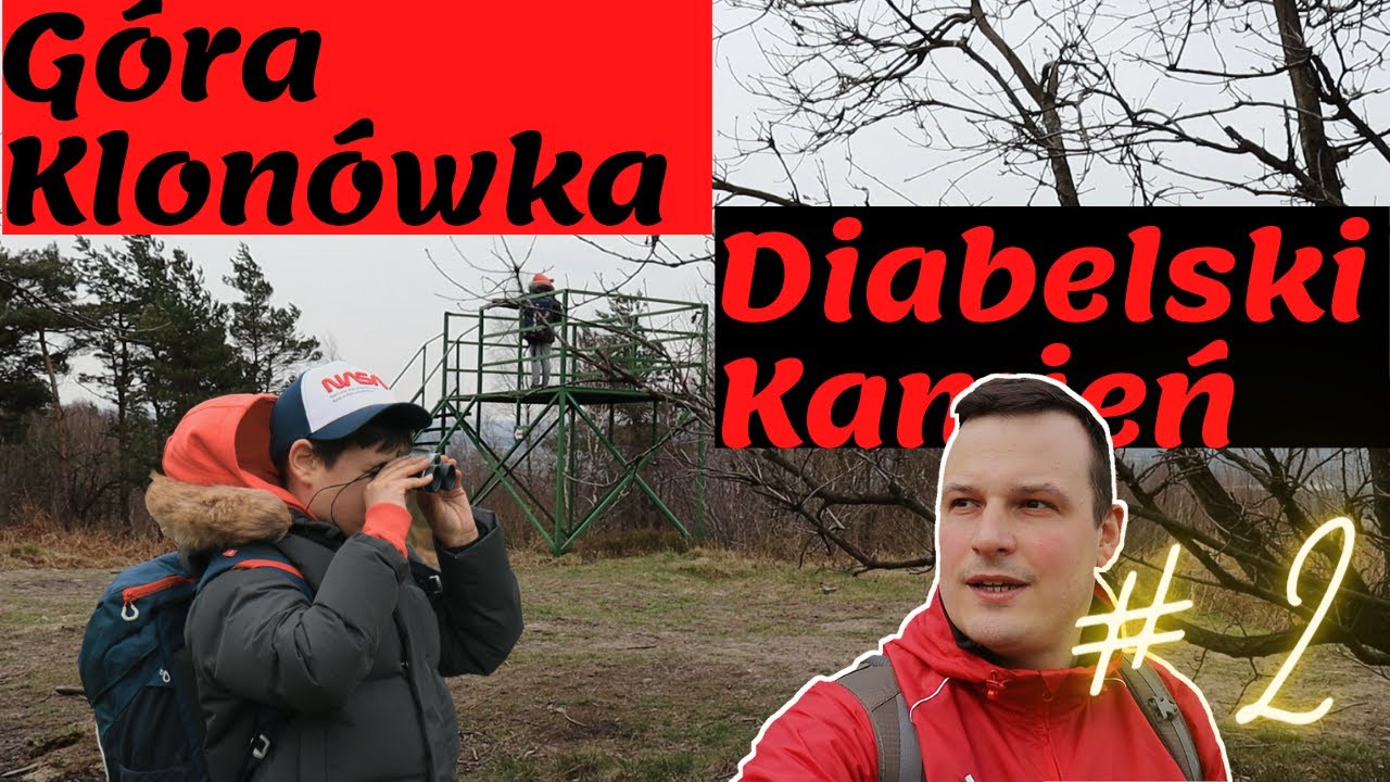 G&oacute;ry Świętokrzyskie-Piesza Wędr&oacute;wka Od G&oacute;ry Dąbr&oacute;wka Przez Diabelski Kamień Na Klon&oacute;wkę-Jednodniowo2