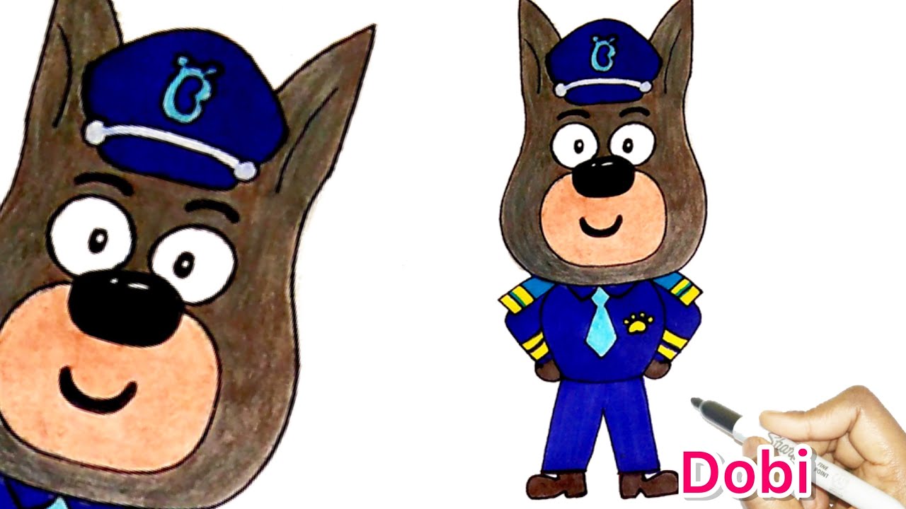 Bad Guys Broke Into Robot House | Sheriff Labrador The safety Dog |How To Draw Dobi