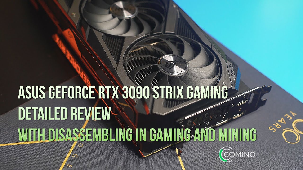 ASUS GeForce RTX 3090 STRIX GAMING Detailed Review with disassembling in Gaming and Mining
