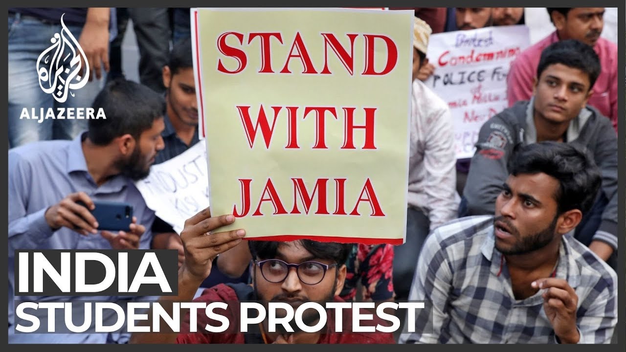 India police storm Jamia, AMU to break citizenship law protests