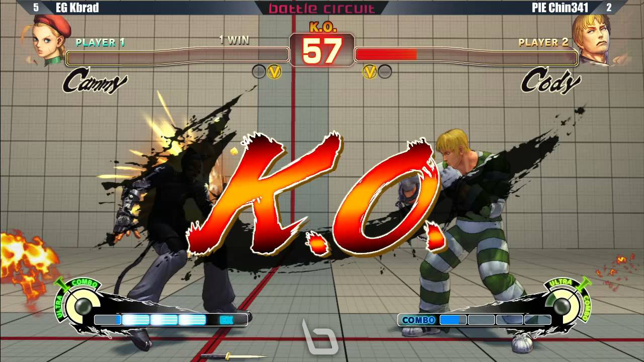 Next Level Battle Circuit #86 ft Ultra Street Fighter 4 EG KBrad vs PIE Chin Exhibition - Part 1