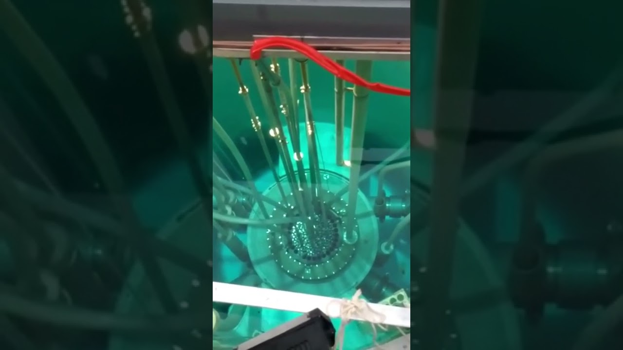 Nuclear research reactor startup #shorts