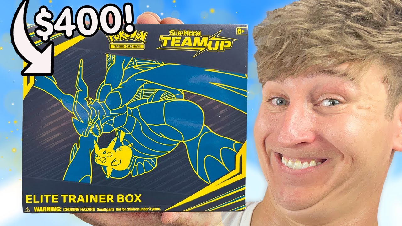 I Opened A $400 Team Up Elite Pokemon Box...