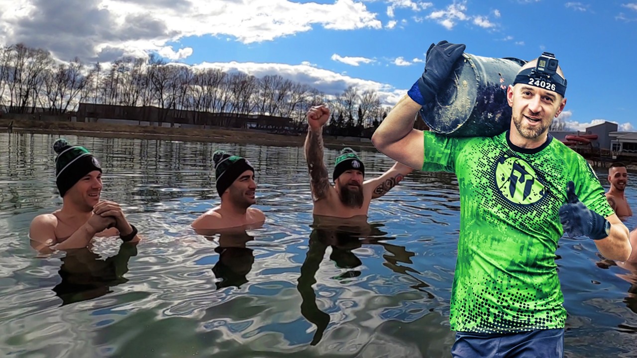 Winter Spartan Race and Cold Water Swimming - Prešov 🇸🇰 - Slovakia 2023 (All Obstacles)