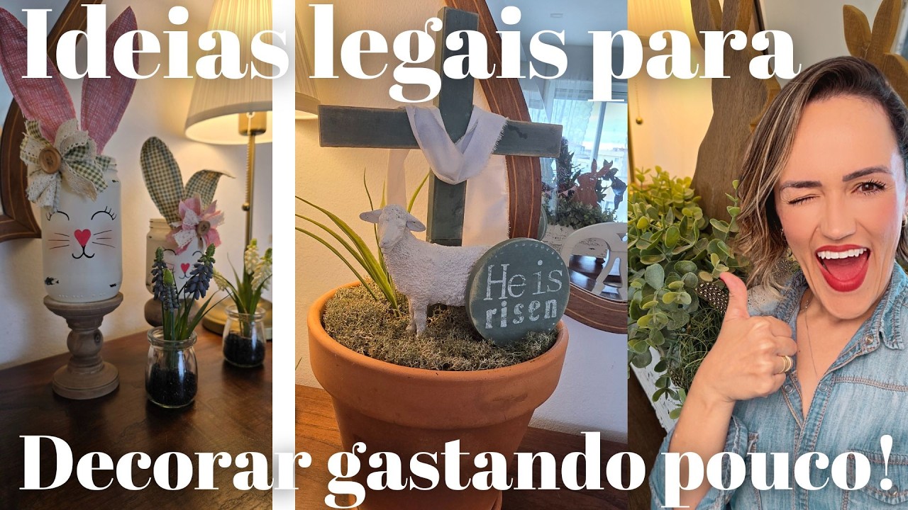 Decorar para páscoa gastando pouco!