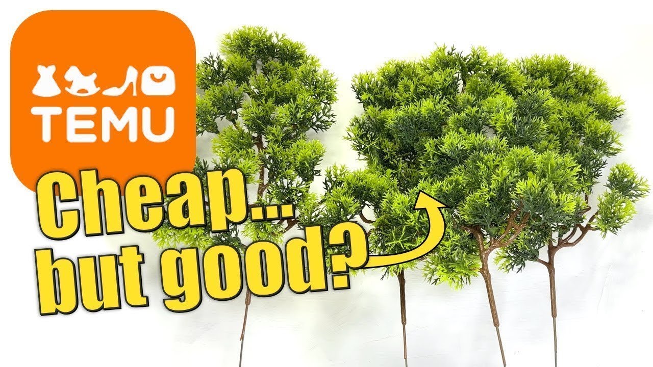 Model Railway Trees & Shrubs from TEMU    but are they any good  Model Railway Review
