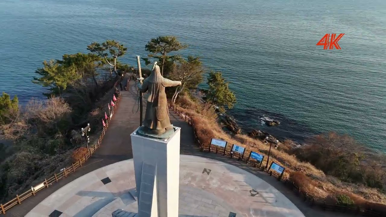 이순신공원/통영/어느 늦겨울 해질녘 #여행 #동영상 #4k #드론영상 #travel #통영 