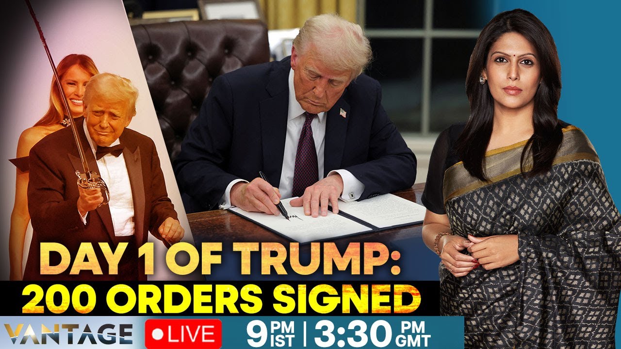 Donald Trump Inauguration LIVE: Day 1 Of Trump | The Big Highlights | Vantage with Palki Sharma