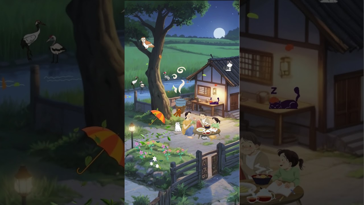 Peaceful family time 