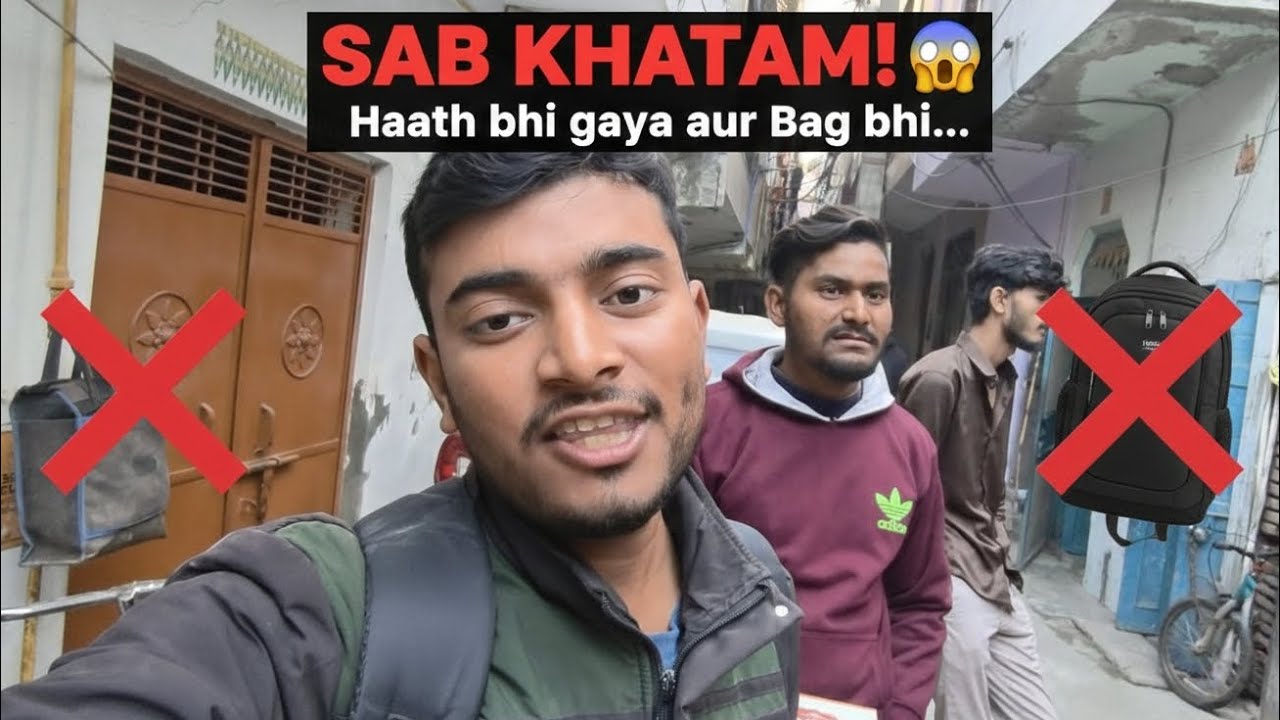 SAB KHATAM! 😱 Haath bhi gaya aur Bag bhi chori ho gaya... 🎒❌