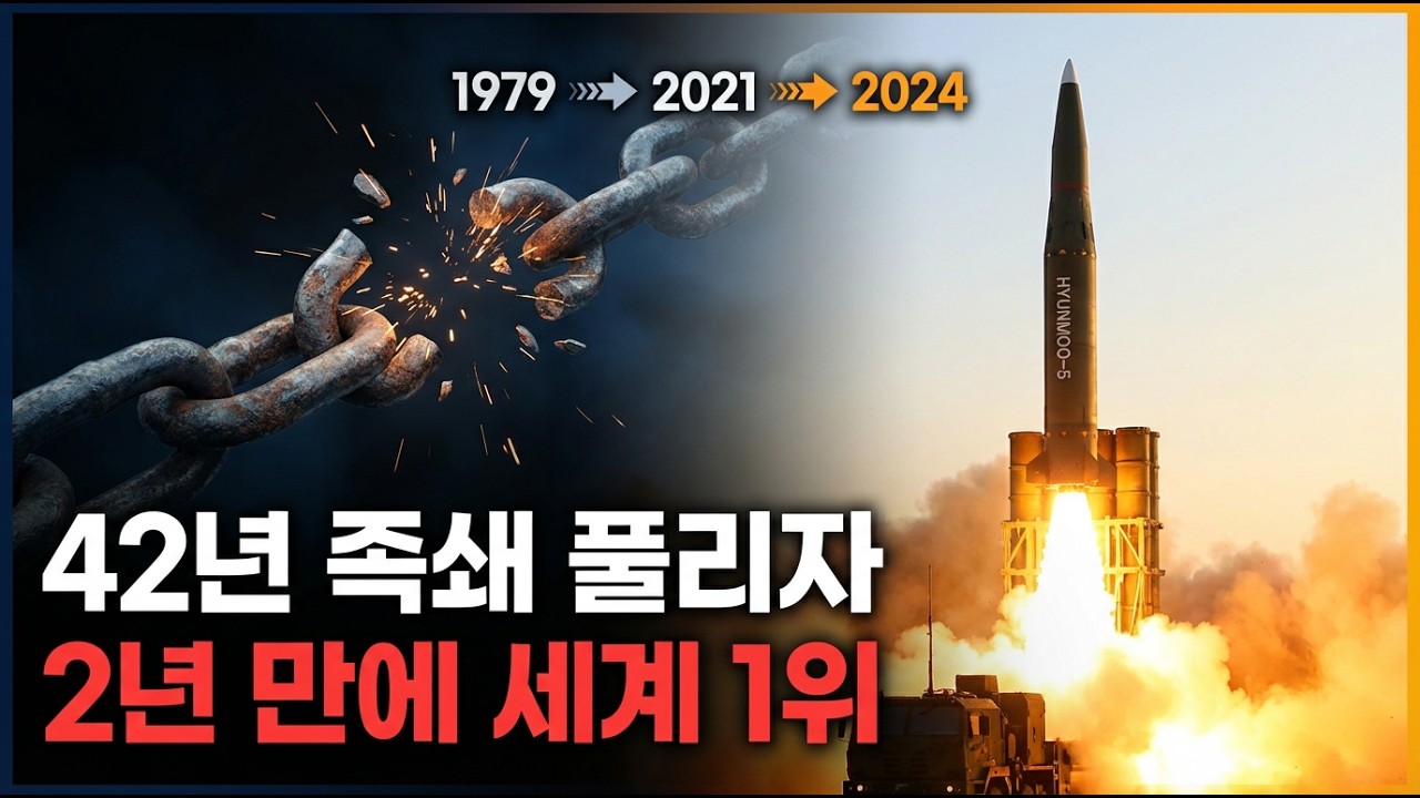 42년간 막혔던 미사일, 2년만에 세계 1위