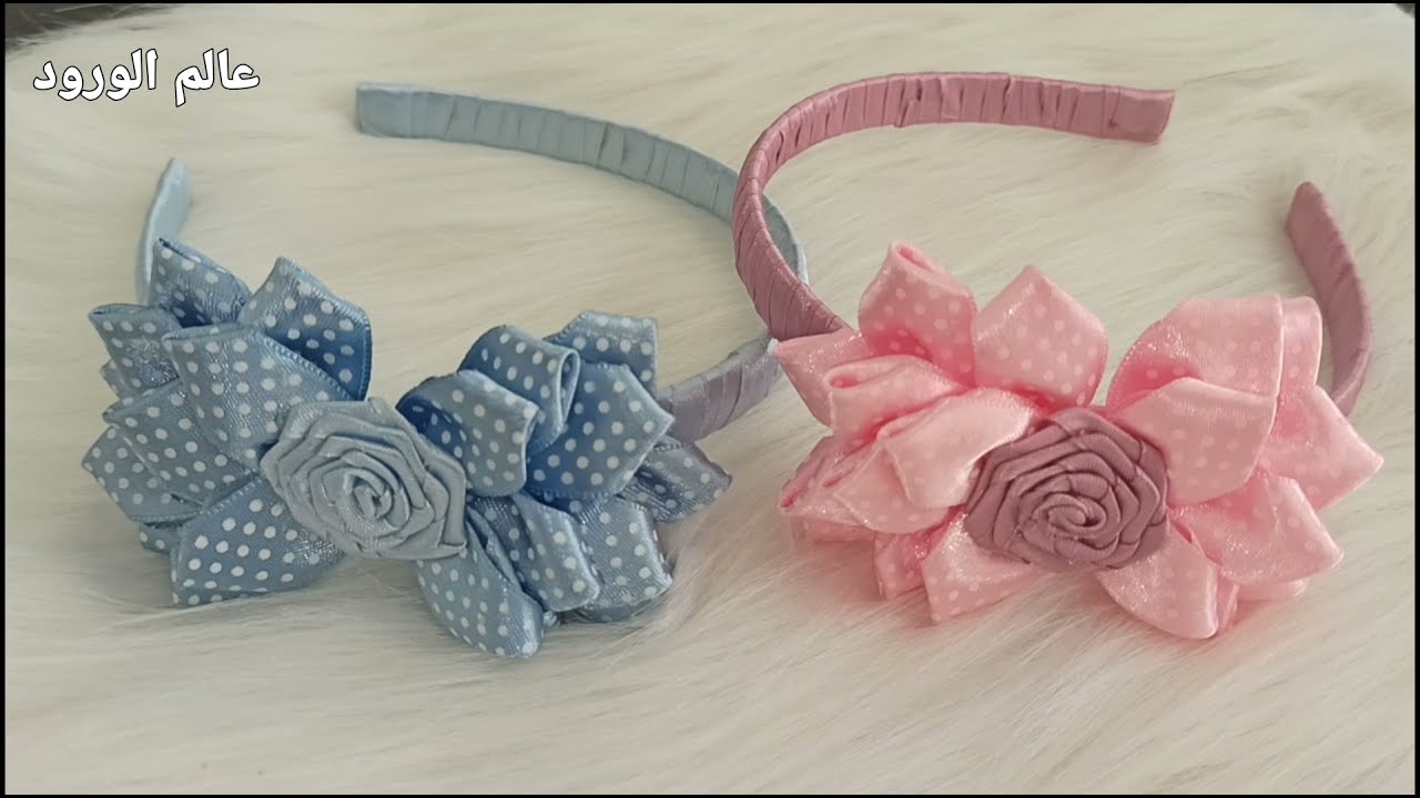 طريقة عمل سيرتات (طوق) الشعر/بابيون جميل ♥️