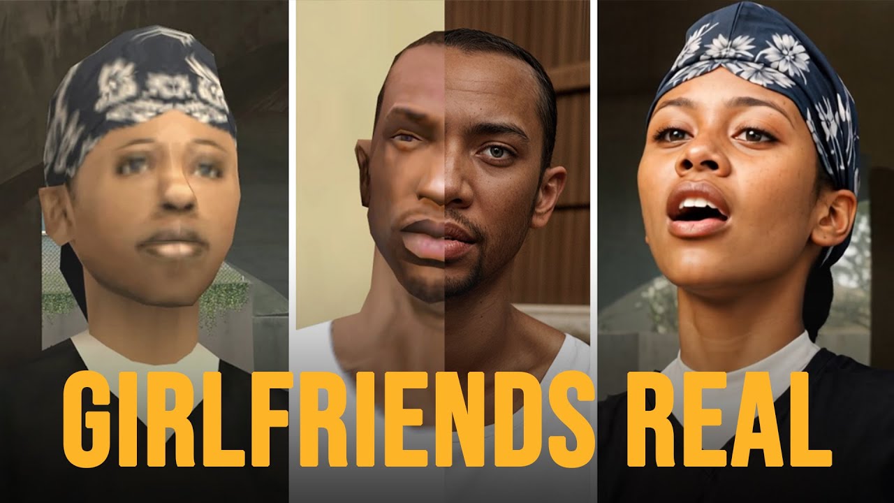 GTA San Andreas | CJ Girlfriends in Real Life | AI Generated with original voices