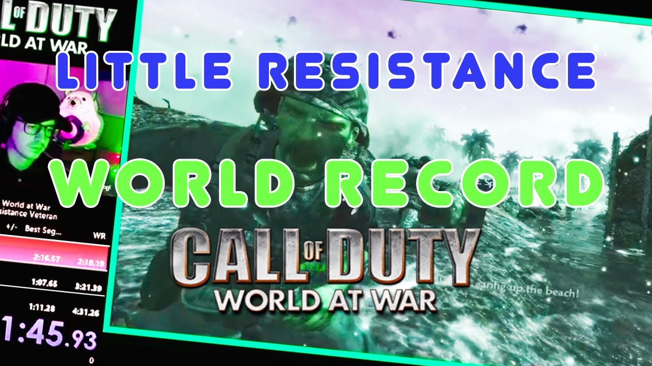 Call of Duty: World at War Little Resistance Veteran Any% WR 