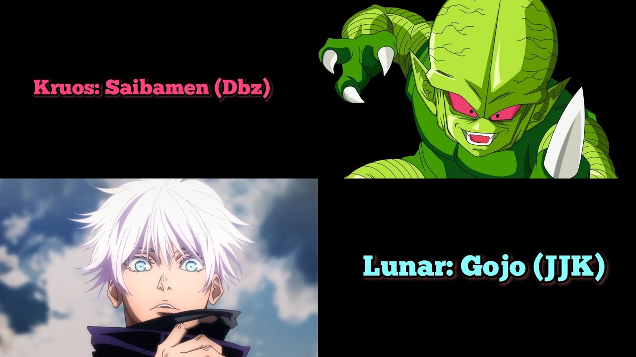 Kruos (Saibamen) vs Lunar (Gojo)