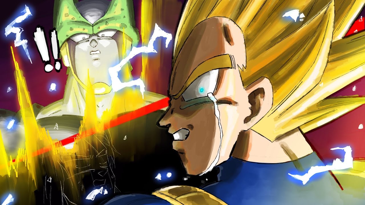 WHAT IF VEGETA WENT SSJ2 VS CELL?! | Fan animation | WD Animation