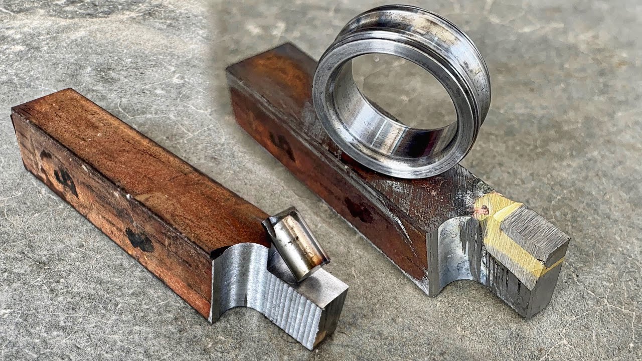 A lathe turning tool making for broken drill tap | Amazing idea for tools made for old drill bits