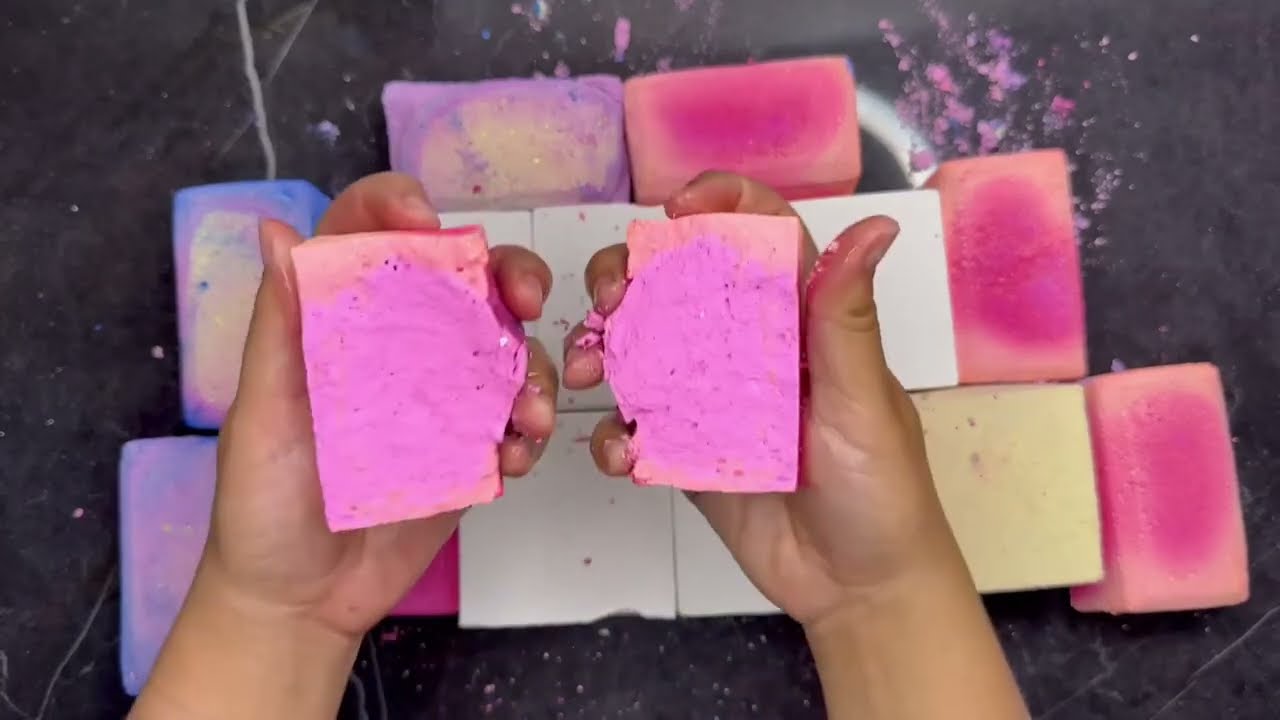 Gym Chalk Crush 💜 | Multicolor Reform ASMR