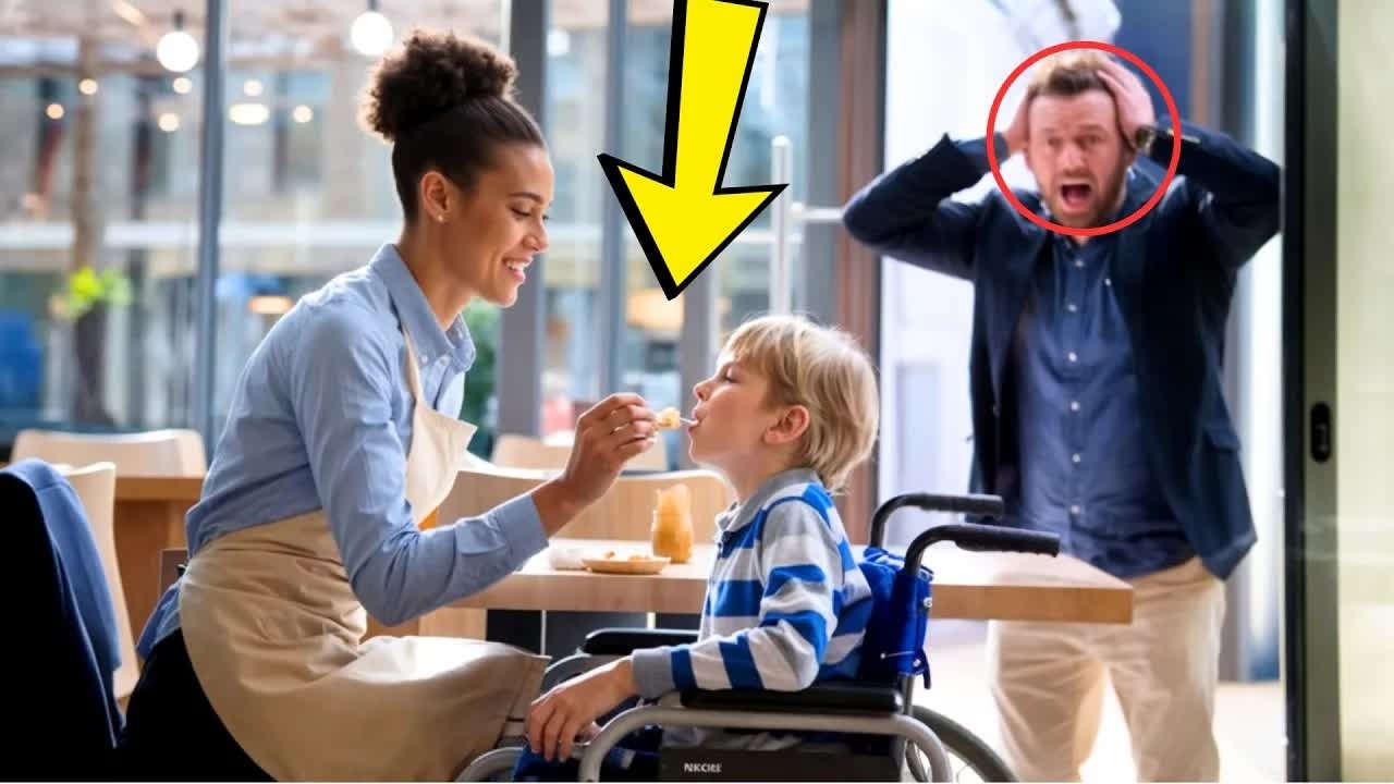 La Cameriera dà da Mangiare al Ragazzo Disabile… la reazione del padre è incredibile!!!