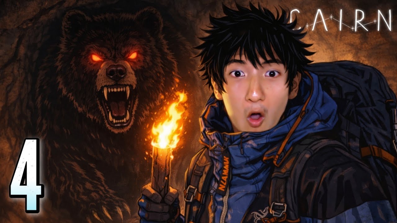 โดนหมียักโจมตีระหว่างสำรวจถ้ำ!! | Cairn - Part 4