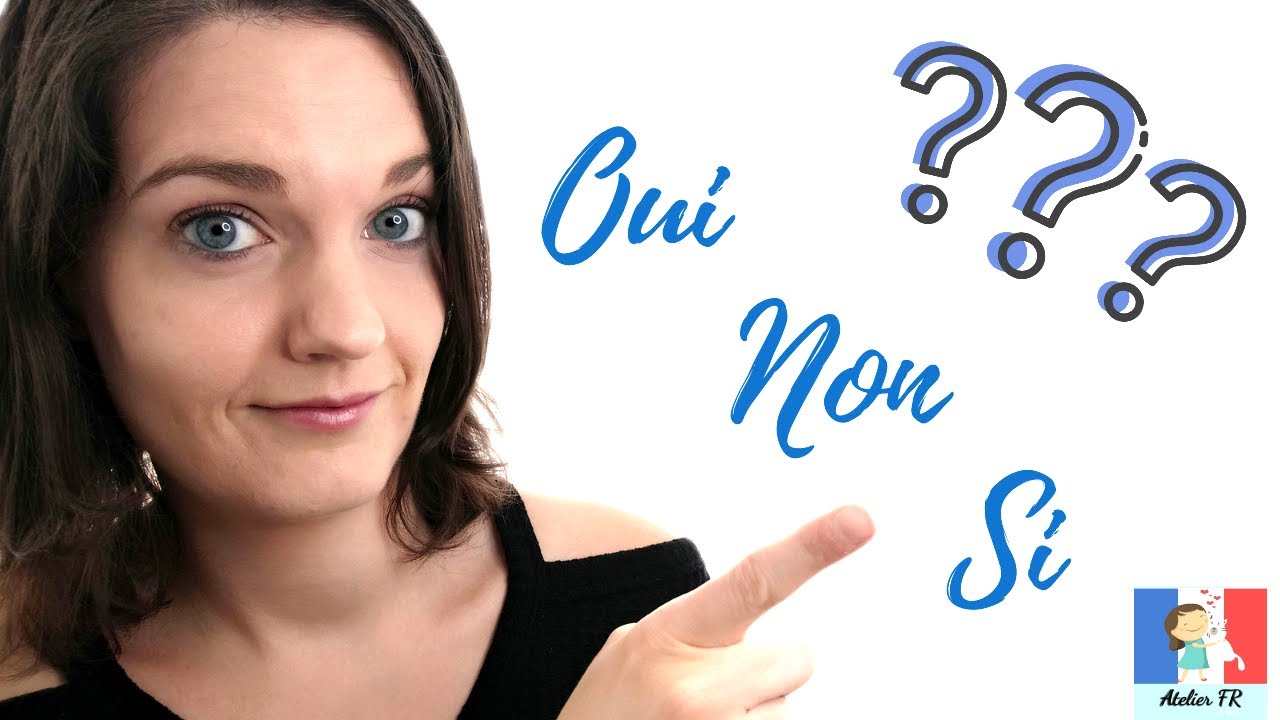 [Clase principiante #20]  Contestar una pregunta con OUI, SI o NON | Répondre avec Oui, Si ou Non