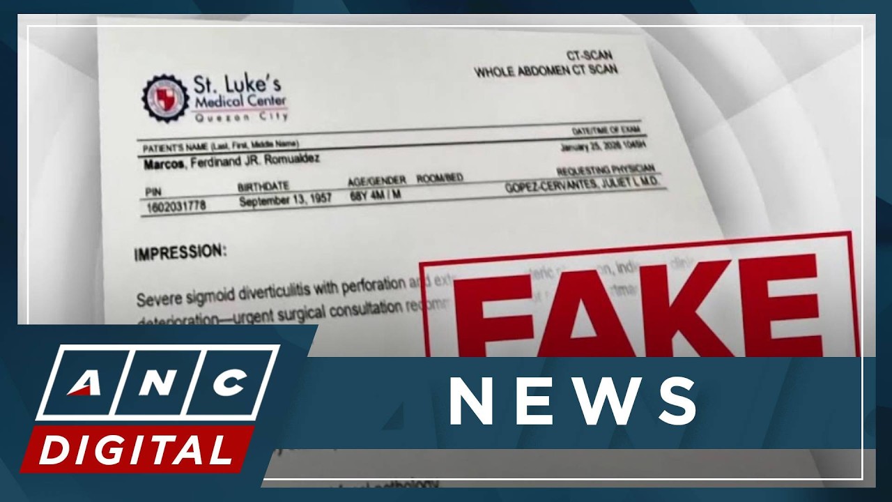 PH hospital:  Circulating Marcos medical report 'fake and falsified' | ANC