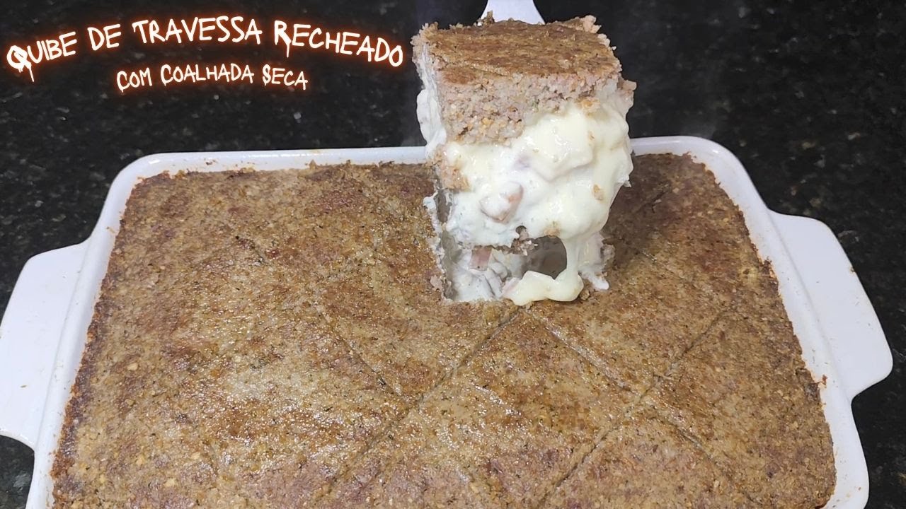 O Melhor Quibe de Travessa! Segredos do Recheio de Coalhada e Especiarias do Oriente Médio 🕌✨