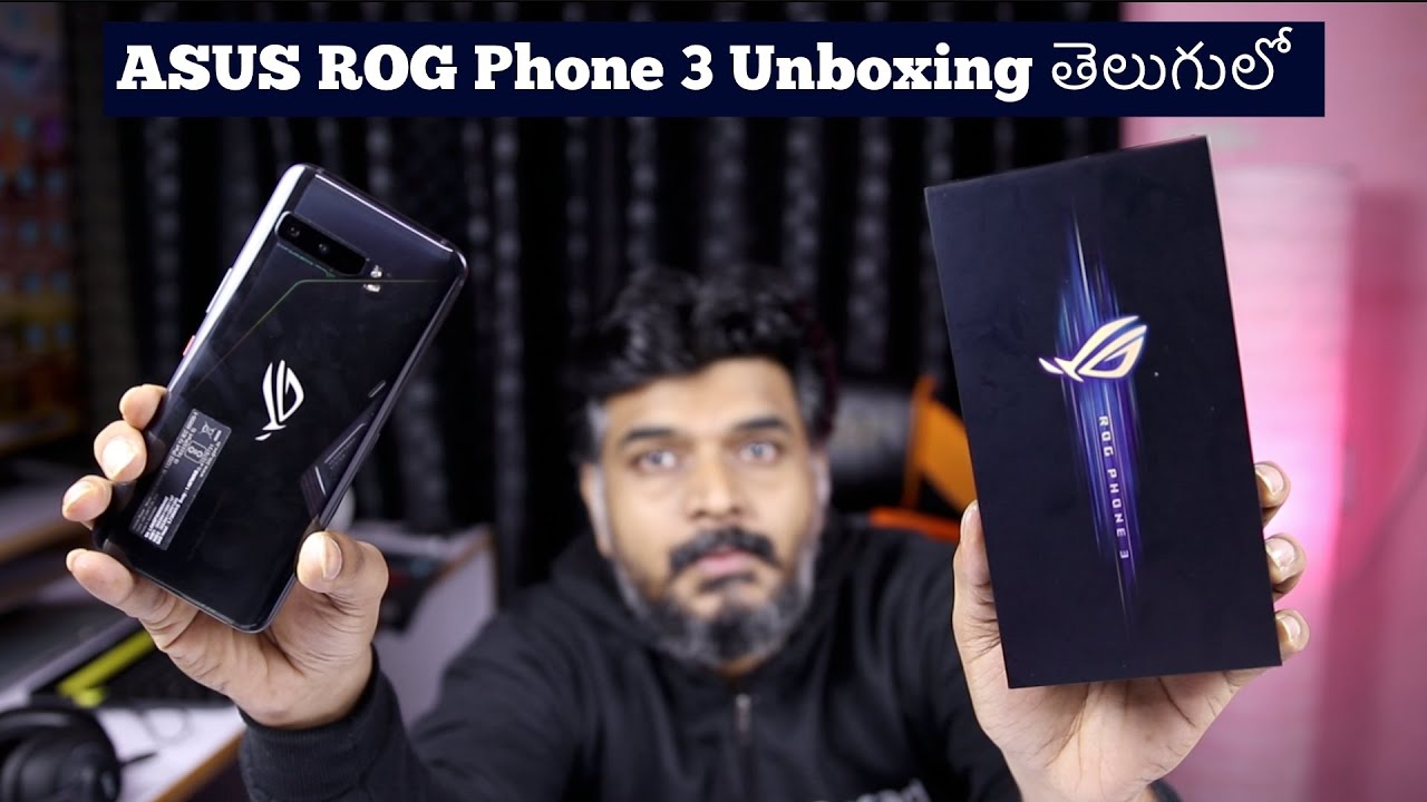ASUS ROG Phone 3 Unboxing & initial impressions ll in Telugu ll