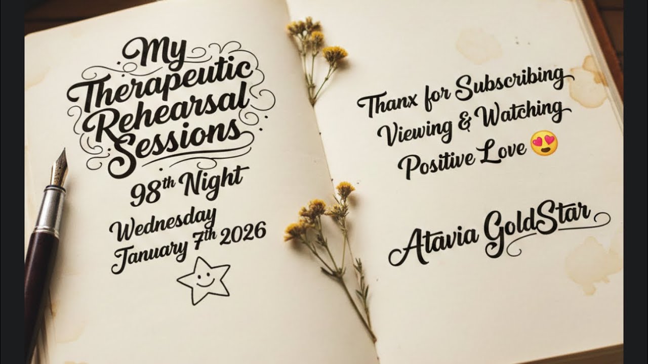 My Therapeutic  Rehearsal Sessions (98th Night)       #youtube #inspirationalquotes 