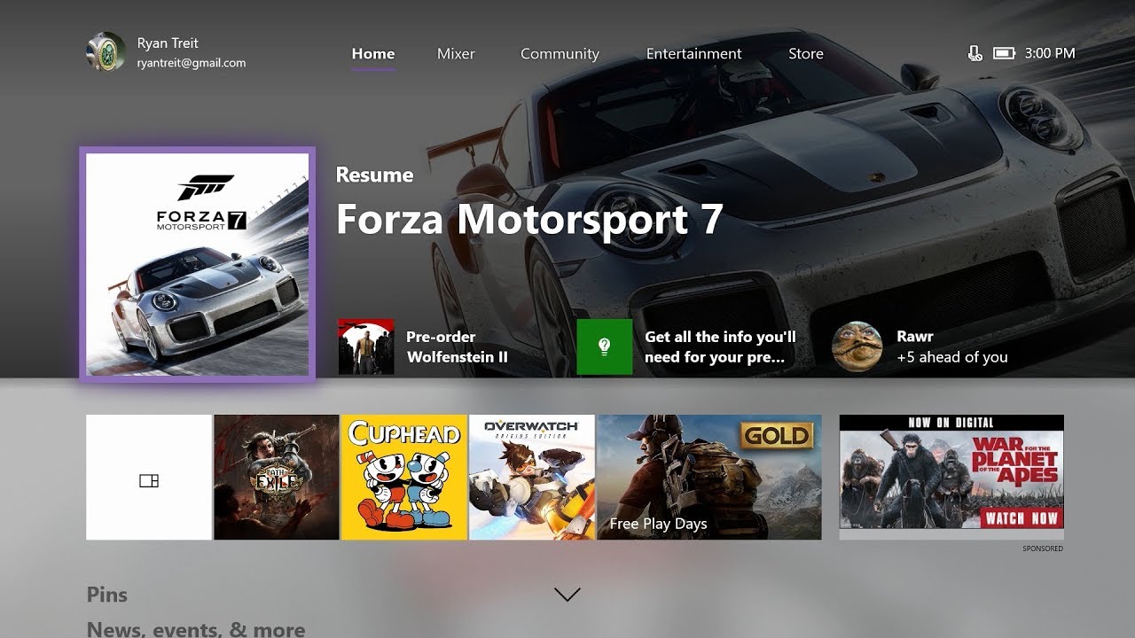 Xbox Update, October 2017