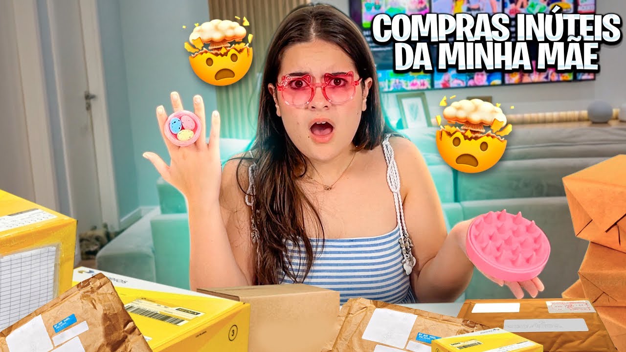 AVALIANDO AS COMPRAS IN&Uacute;TEIS DA MINHA M&Atilde;E!