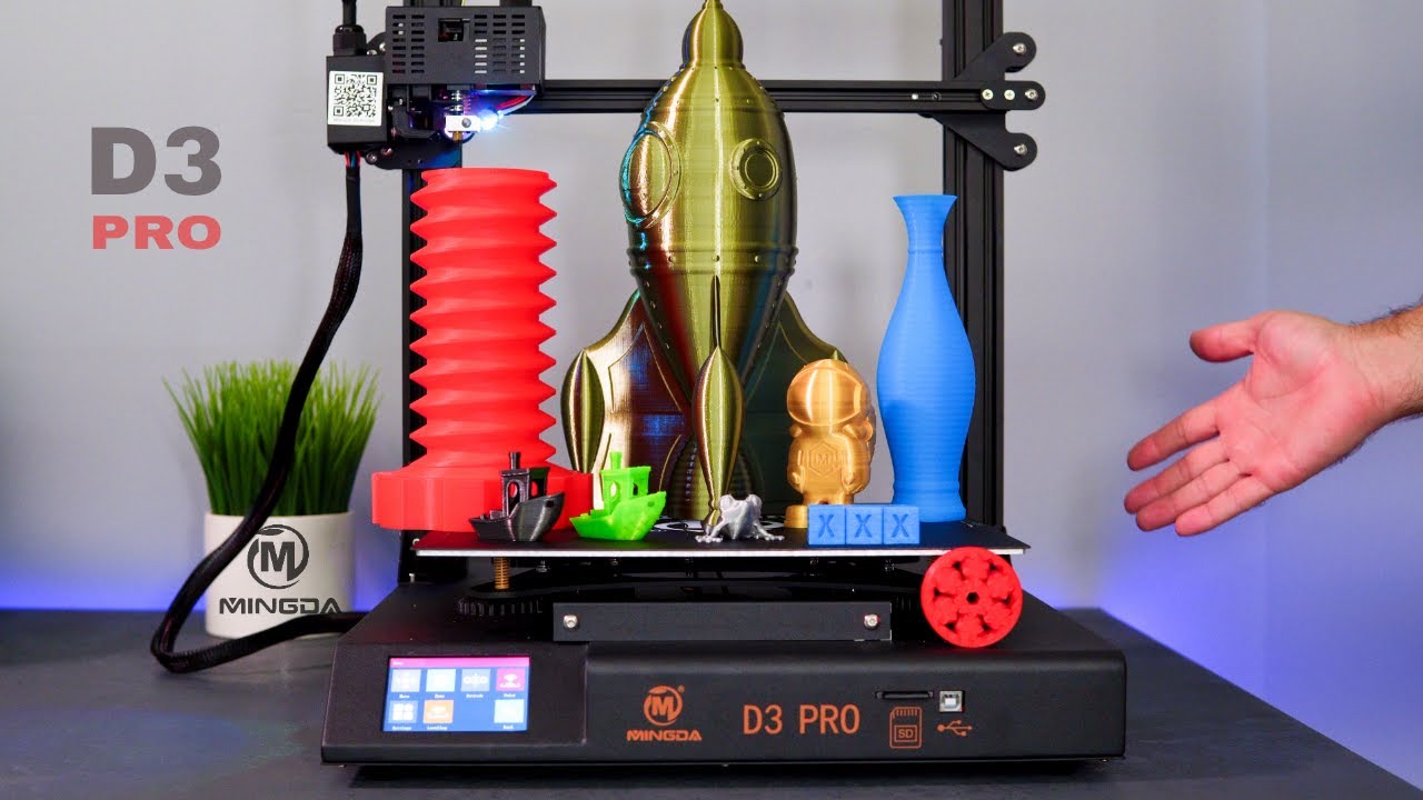 Mingda D3 Pro - Large Format 3D Printer - Unbox & Setup