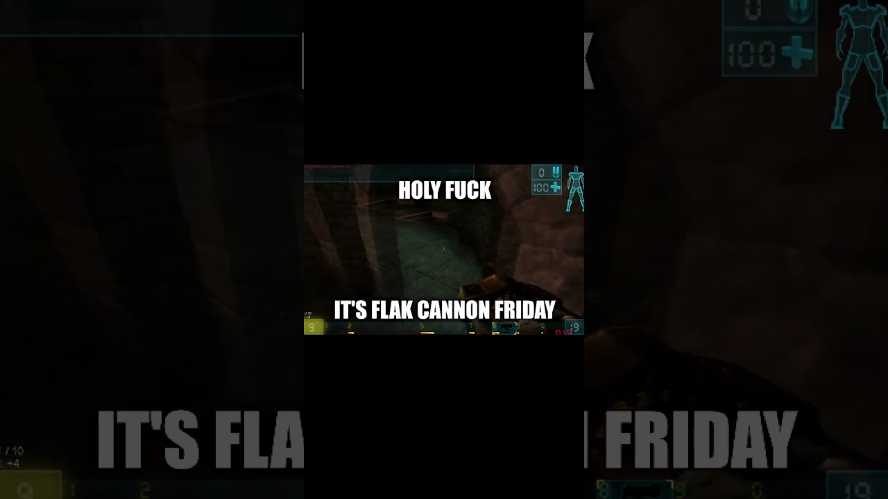 FLAK CANNON FRIDAY #shorts #unreal #unrealtournament