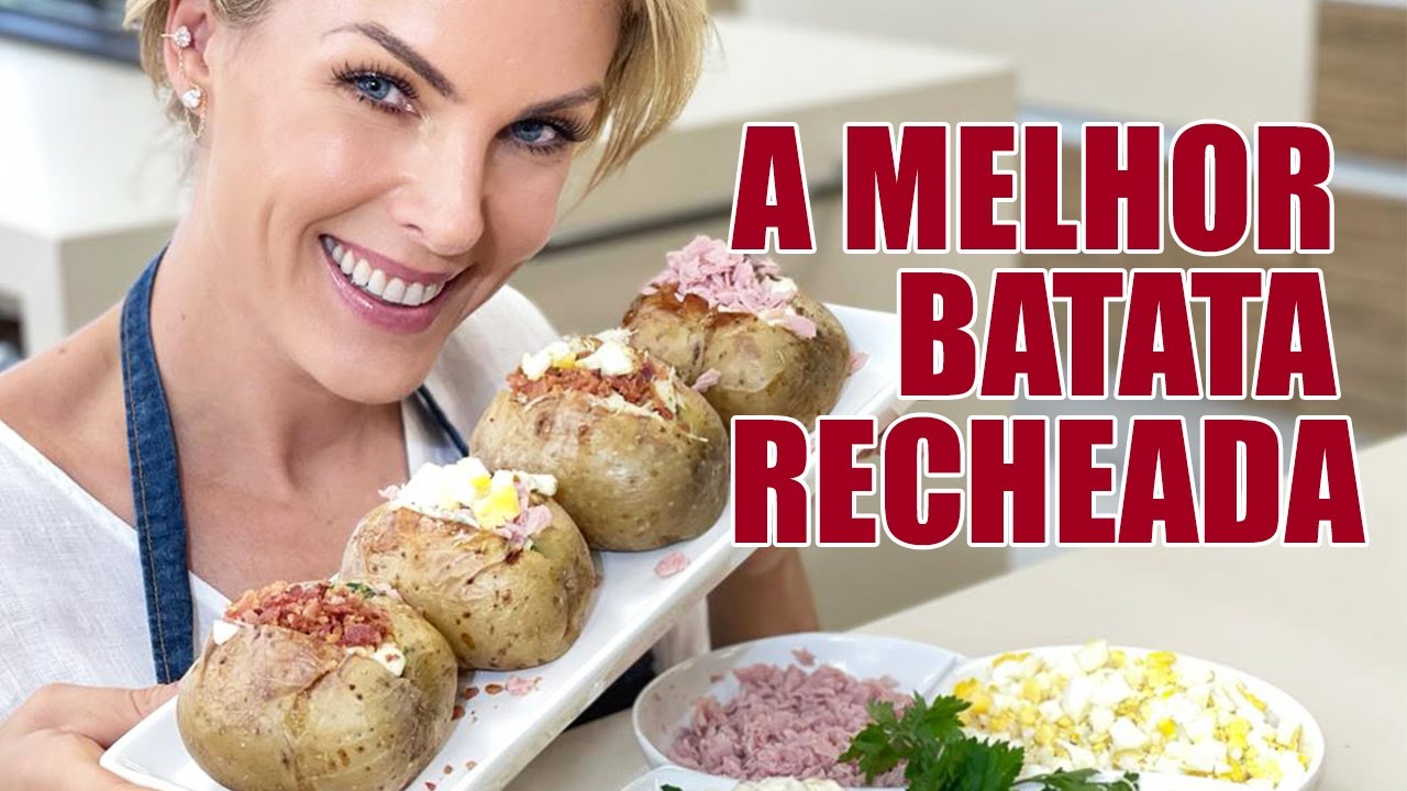 RECEITA DE BATATA RECHEADA IGUAL DO SHOPPING | COZINHANDO EM FAMÍLIA