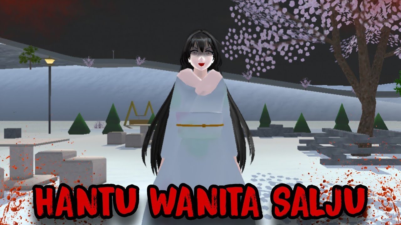 HANTU WANITA SALJU (YUKI ONNA) || HORROR MOVIE SAKURA SCHOOL SIMULATOR