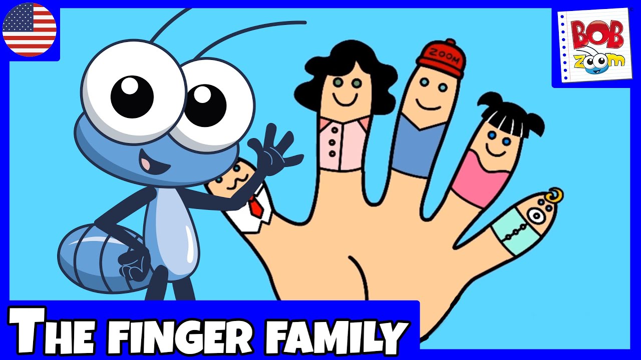 The Finger Family - Bob Zoom  | Nursery Rhymes & Kids Songs Original English