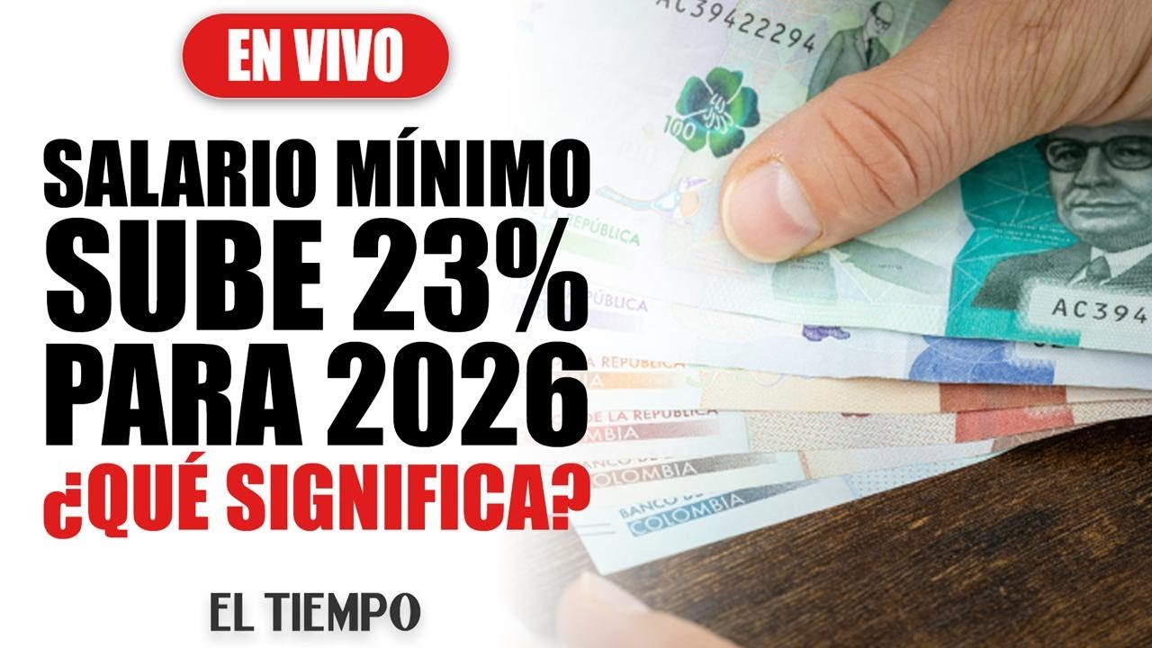 Salario mínimo 2026 | Presidente Petro anuncia incremento del 23%; quedará en $2.000.000
